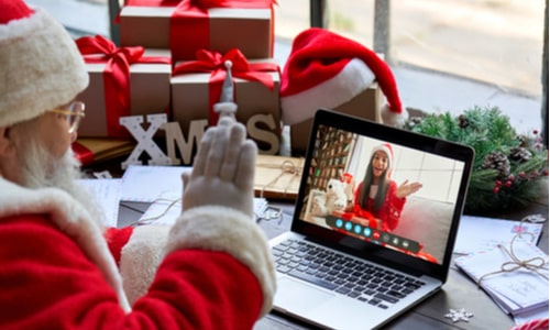 Santa on Zoom